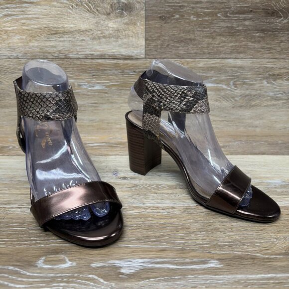 A2 by Aerosoles High Hat Bronze Sandal Women's Size 7.5M - Picture 5 of 5